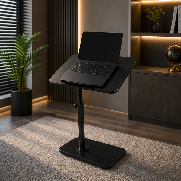360° Rotating & 90° Tilt Adjustable Height Table