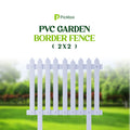 Decorative PVC Garden Border Fence (2X2)