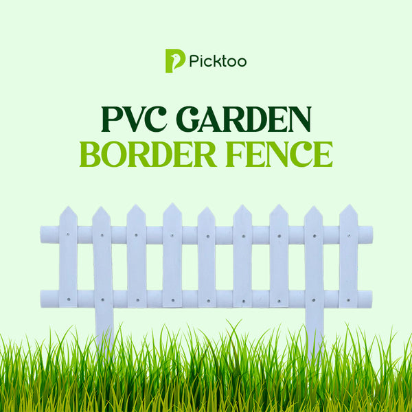Decorative PVC Garden Border Fence