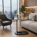 Fixed Height C-Shape Sofa Side Table