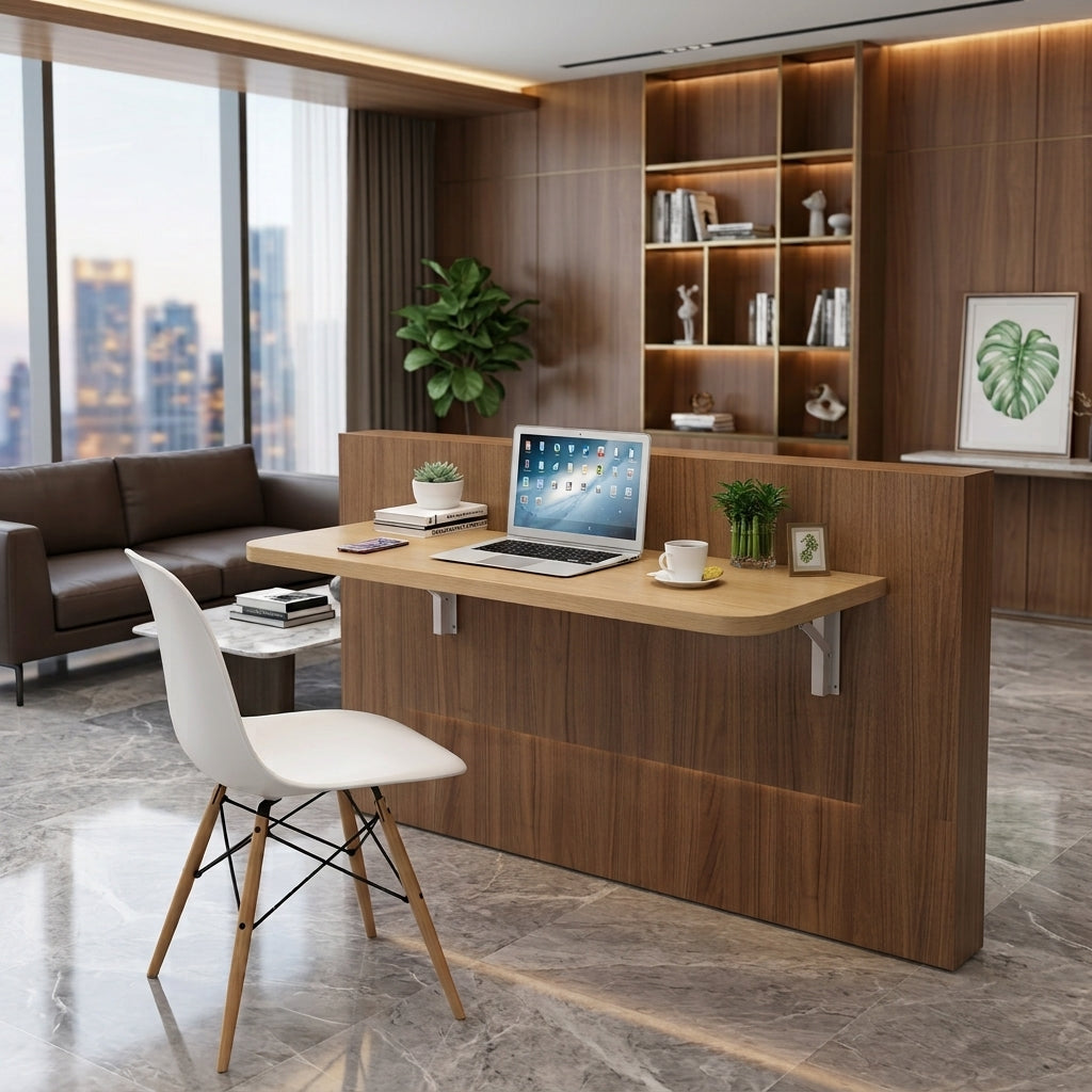 Wall-Mounted Laptop Table