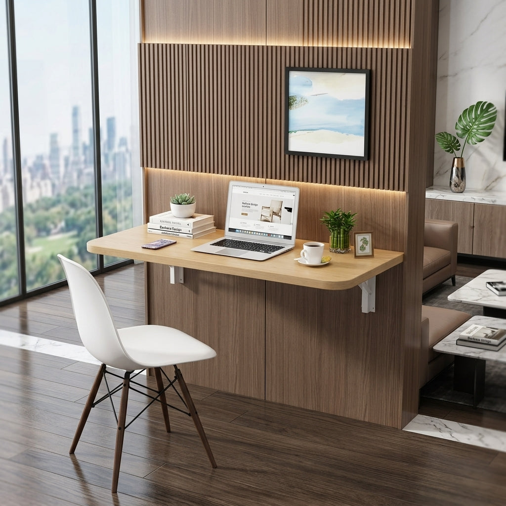 Wall-Mounted Laptop Table