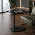 Fixed Height C-Shaped Sofa Side Table