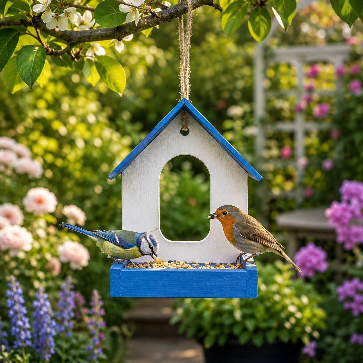 Premium Waterproof PVC Bird Feeder