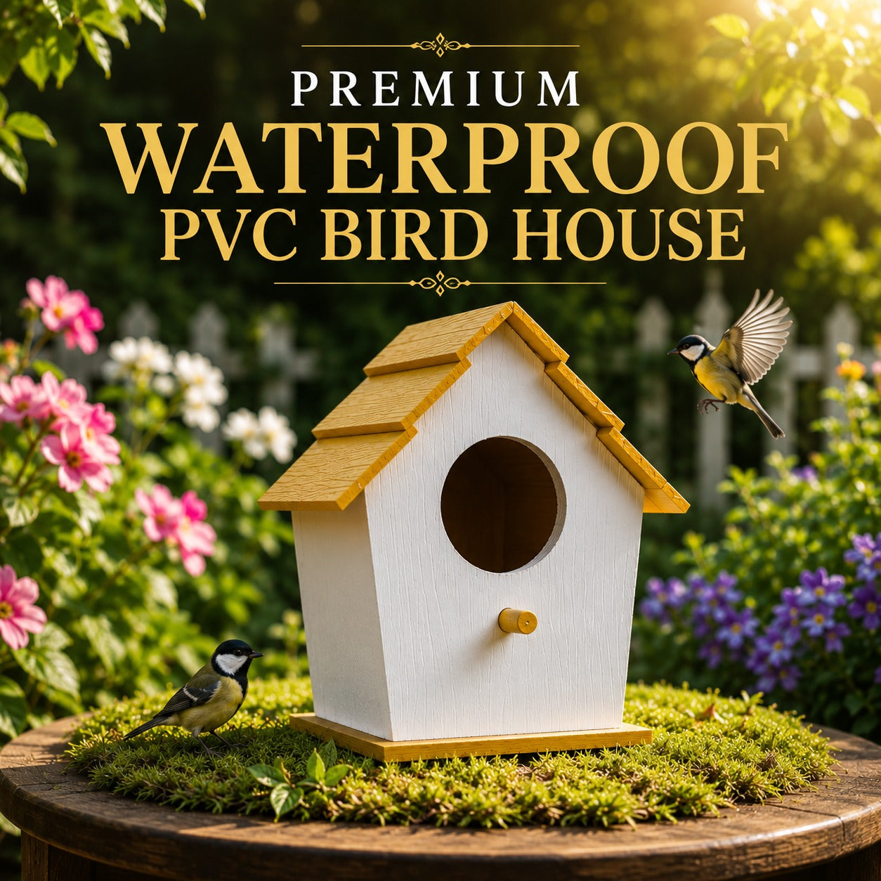 Premium Waterproof PVC Bird House