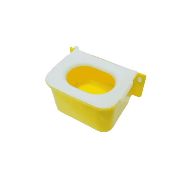 Oval Lid Feeder – Hanging Food & Water Bowl for Birds & Pets