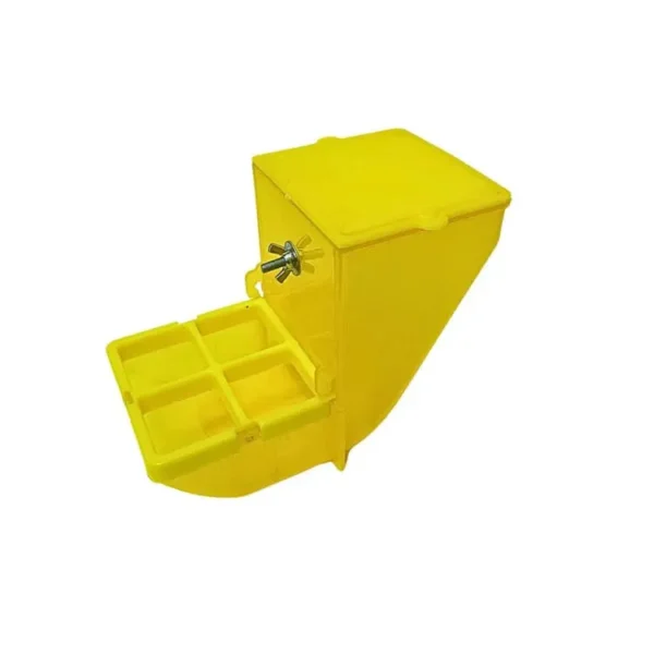 Slider Hopper – Cage Bird Feeder with Sliding Lid