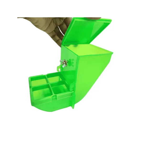 Slider Hopper – Cage Bird Feeder with Sliding Lid - Image 7