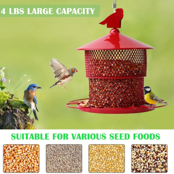 Metal Bird Feeder – Squirrel-Proof, Durable & Weather-Resistant - Image 5