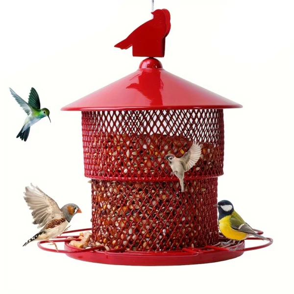 Metal Bird Feeder – Squirrel-Proof, Durable & Weather-Resistant