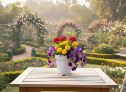 fiber plastic plant pots
