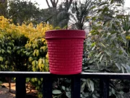 Brick Fiber Pots for Plants - Image 2