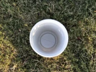 fiber plastic plant pots