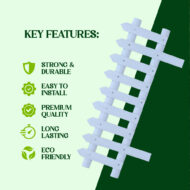 Decorative PVC Garden Border Fence - Image 2