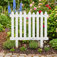 Decorative PVC Garden Border Fence (2X2) - Image 4