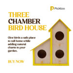 Three Chamber Birdhouse